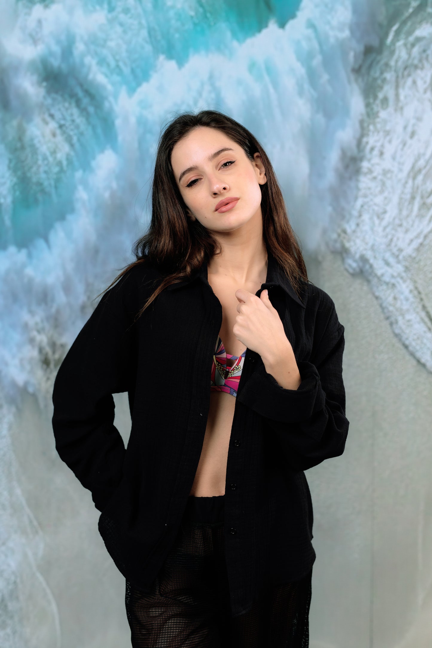 Black Linen Shirt