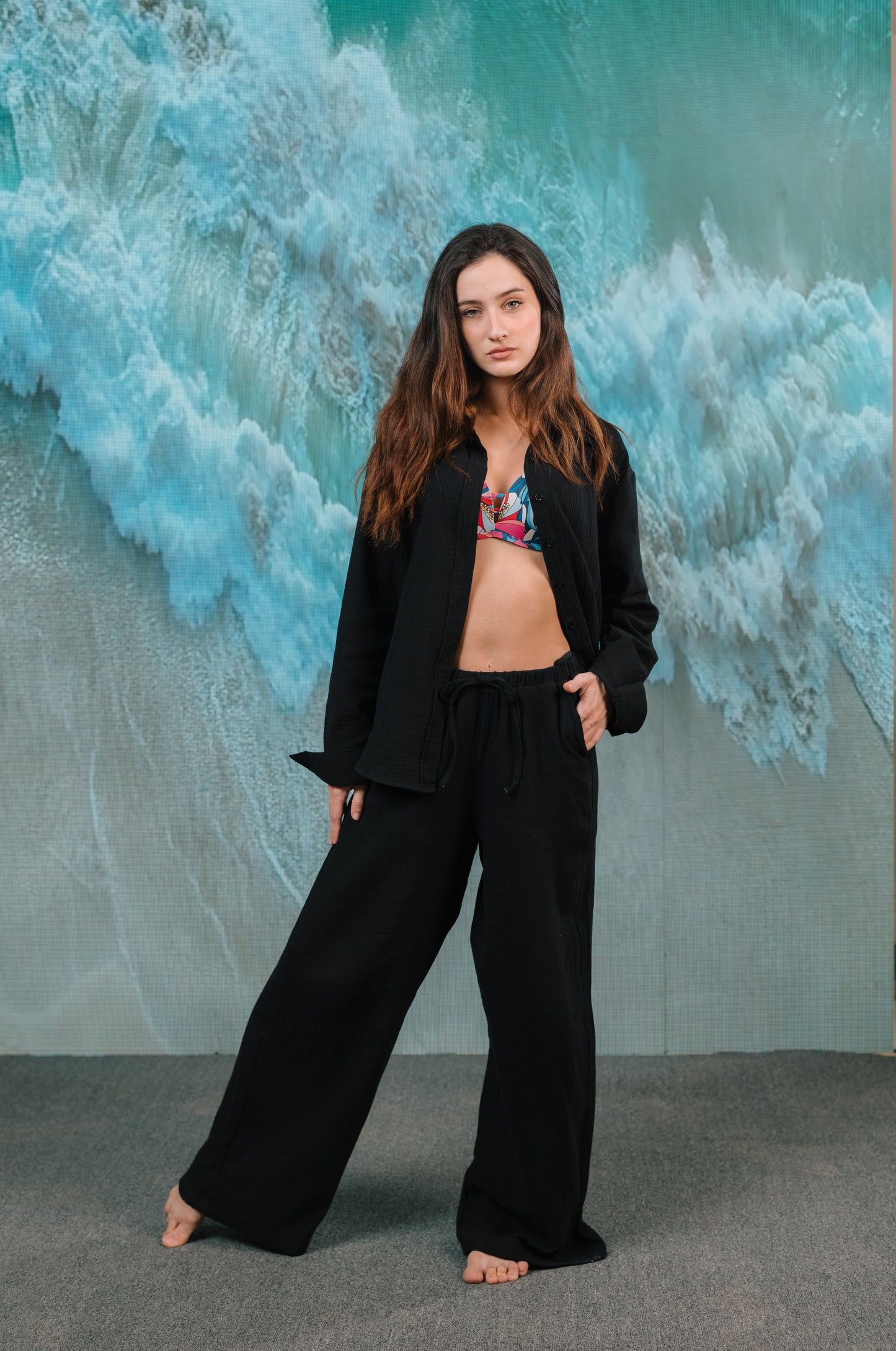 Black Linen Pants