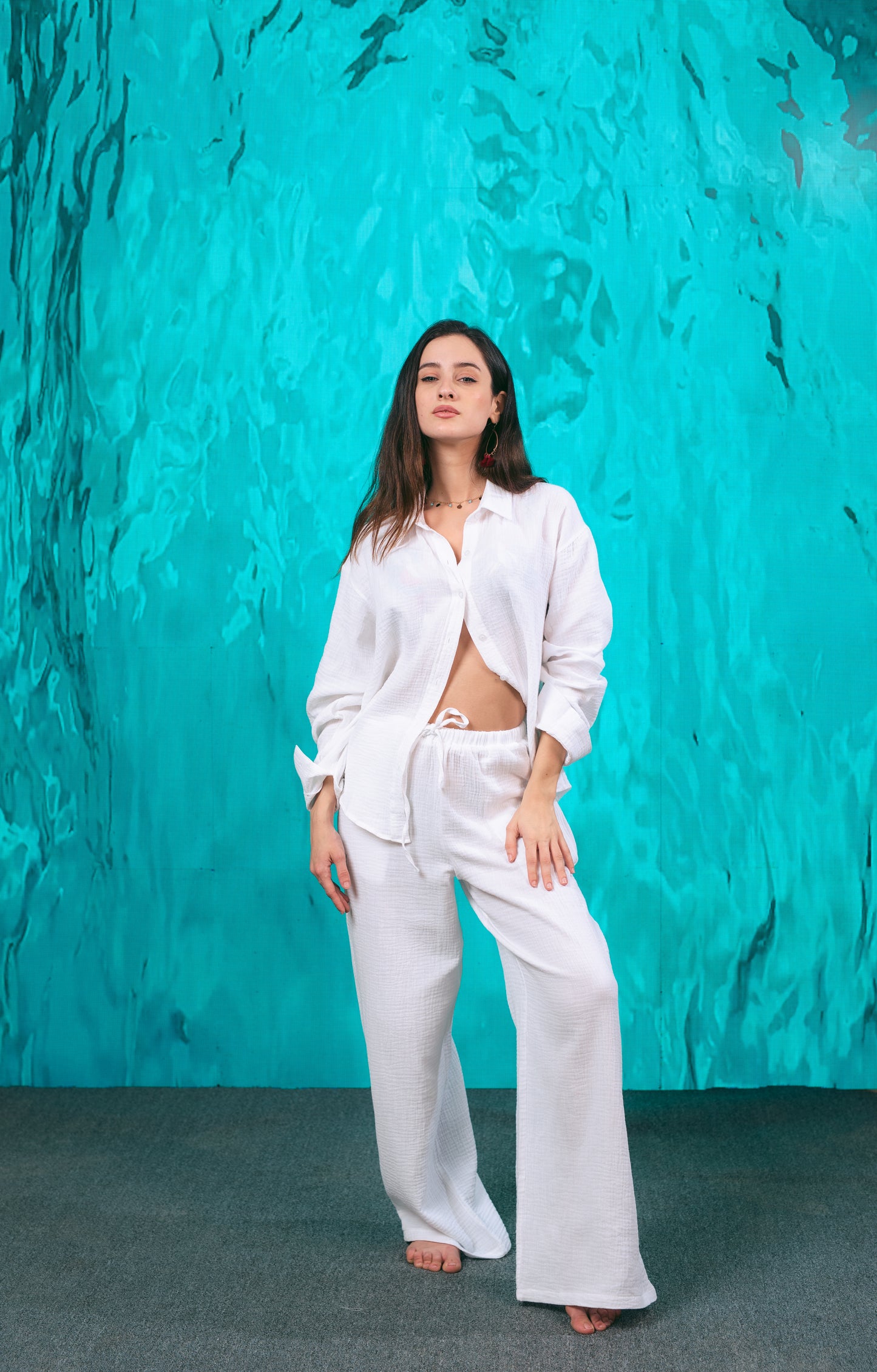 White Linen Pants