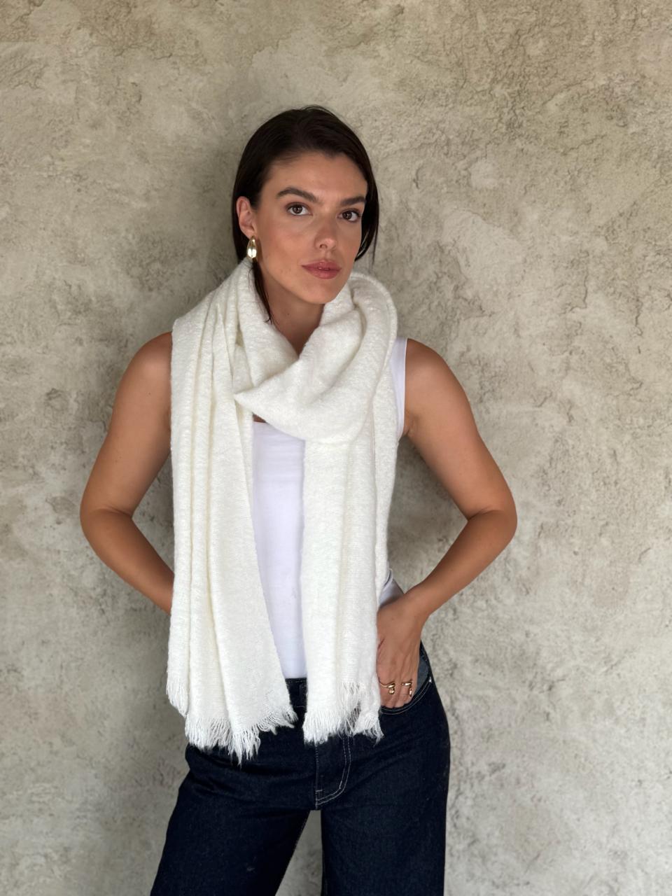 小物 archive scarf , off white Off-White Scarf – Delilah Apparel