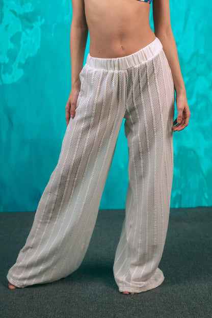White Beach Pants