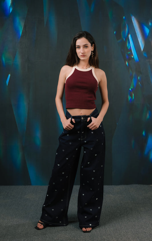 Heart Blue Jeans