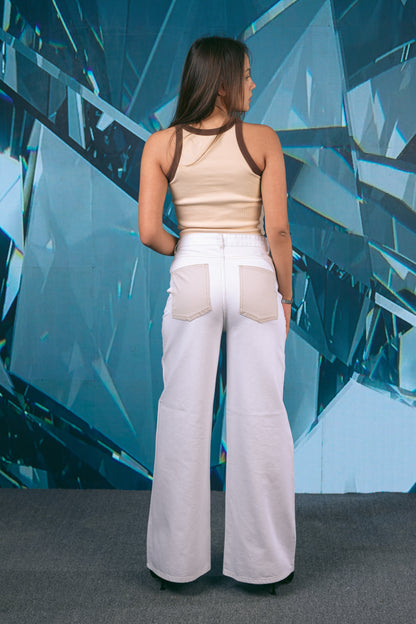 Reverse White X Beige Jeans