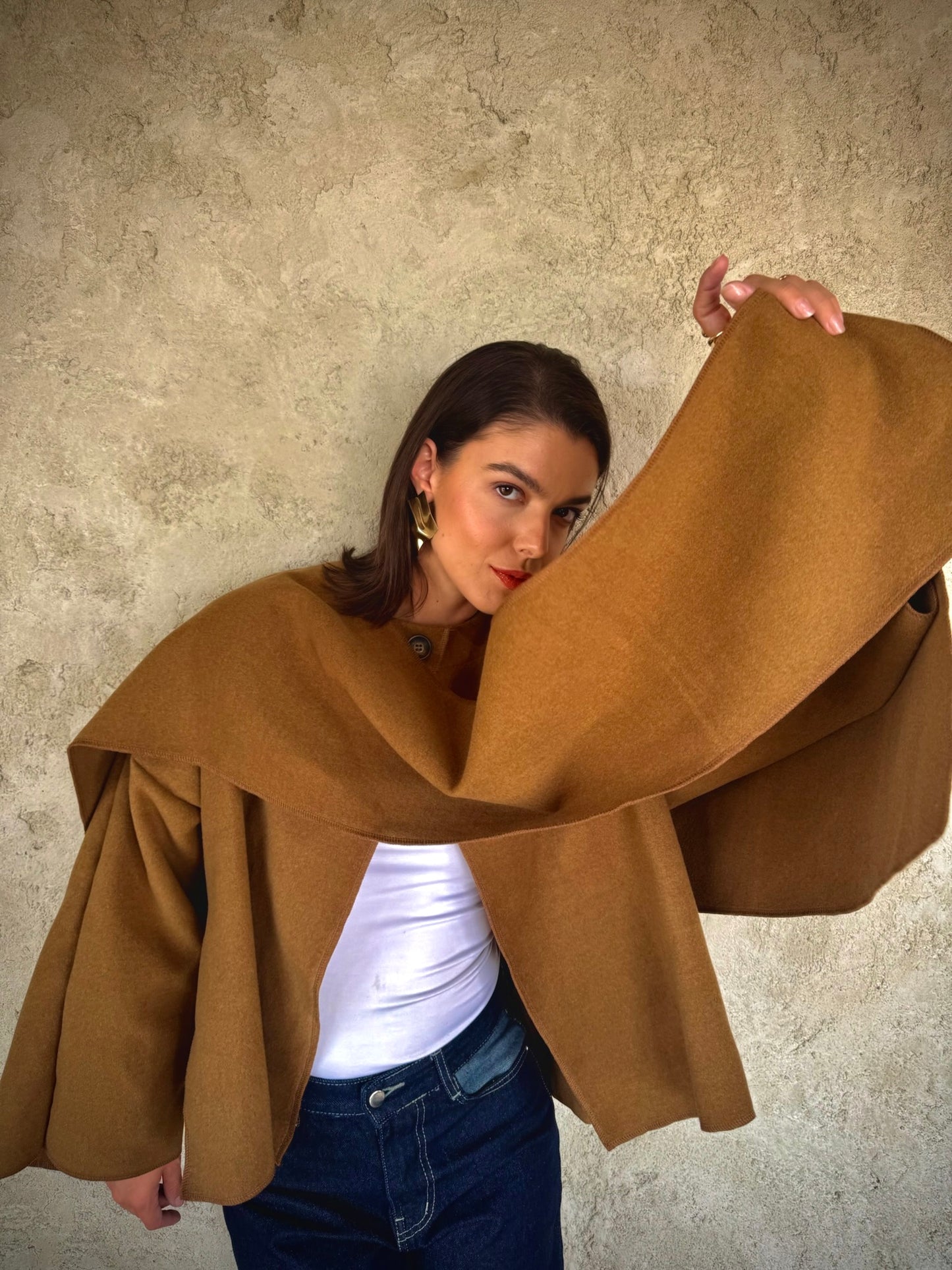Brown Jacket Cape