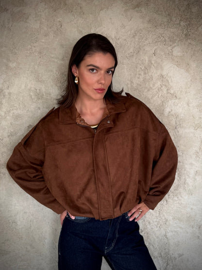 Brown Suede Jacket