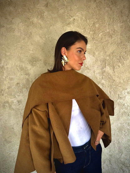 Brown Jacket Cape