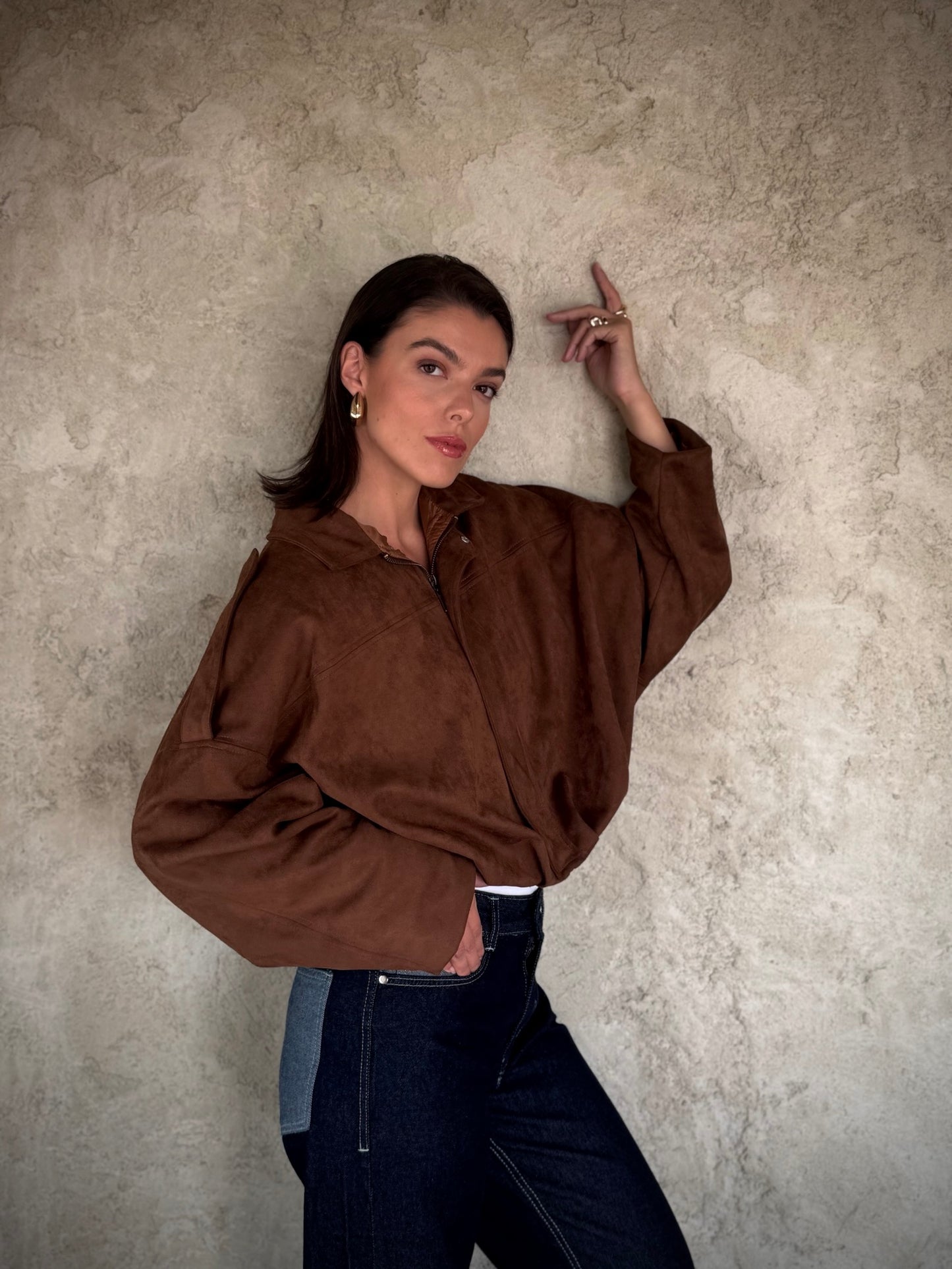 Brown Suede Jacket