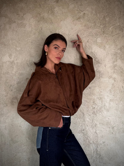 Brown Suede Jacket