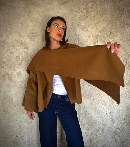 Brown Jacket Cape
