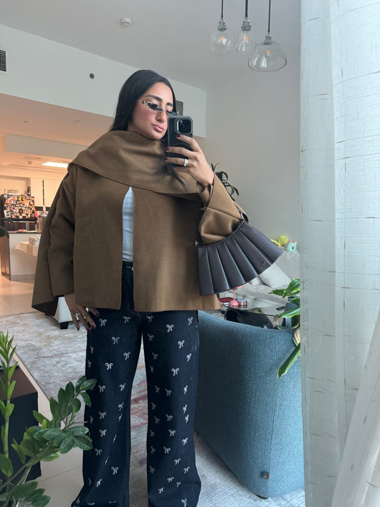 Brown Jacket Cape