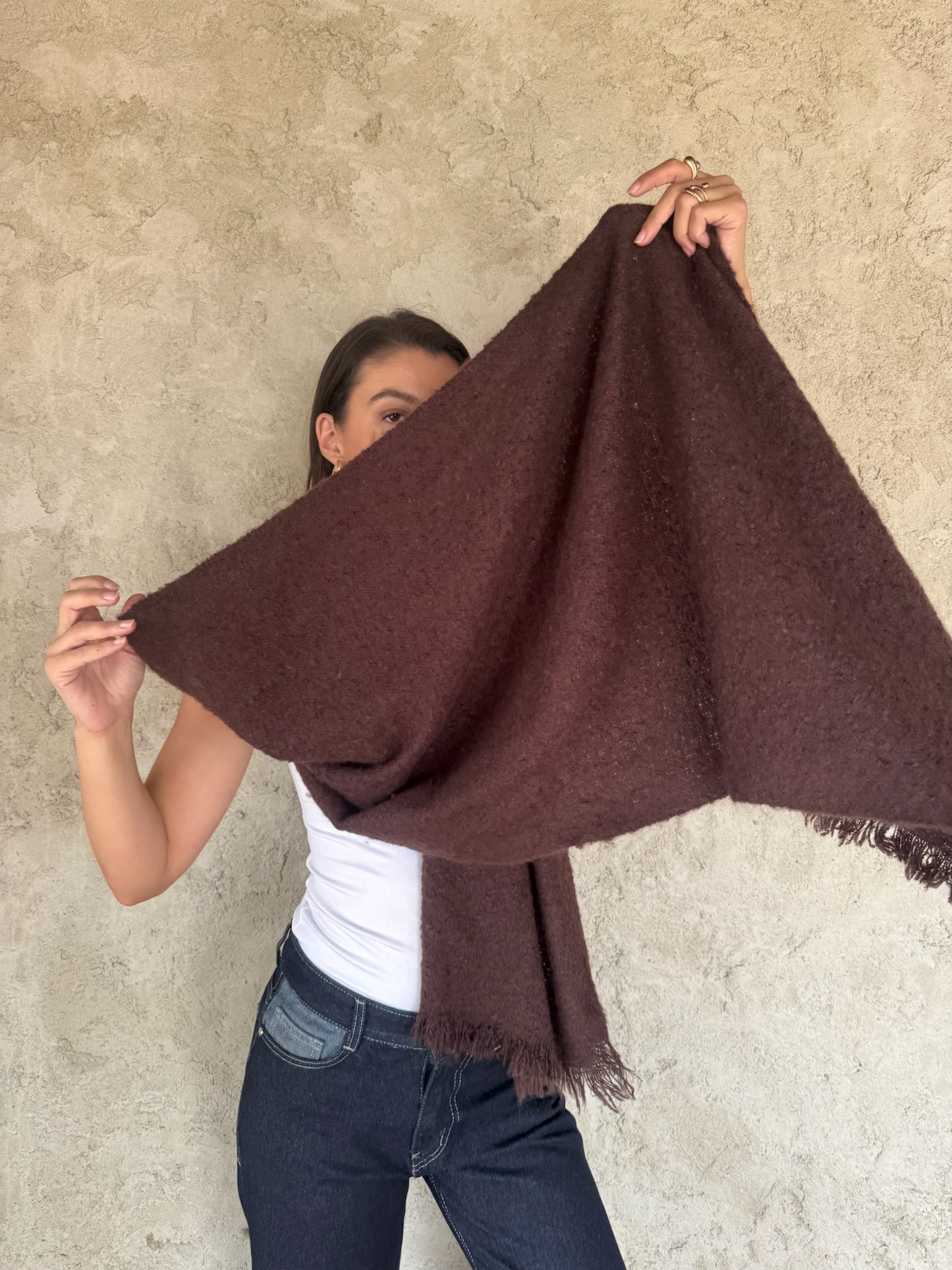 Dark Brown Scarf