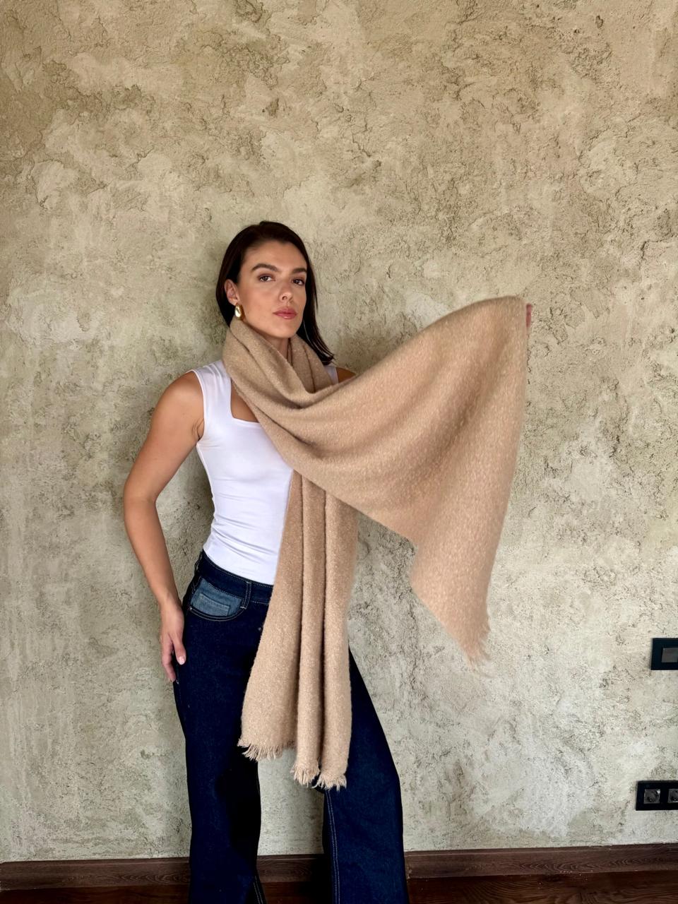 Beige Scarf