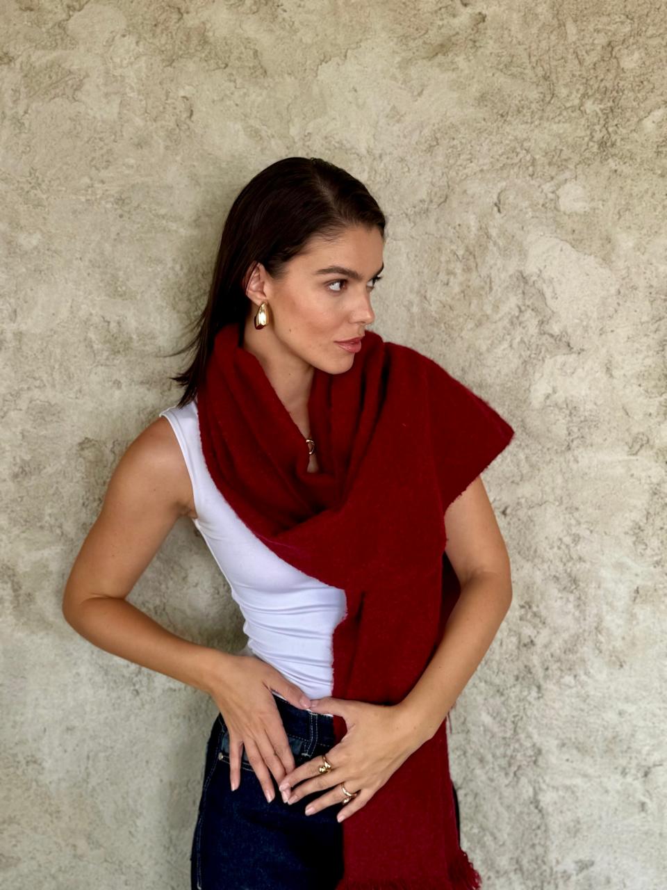 Burgundy Scarf