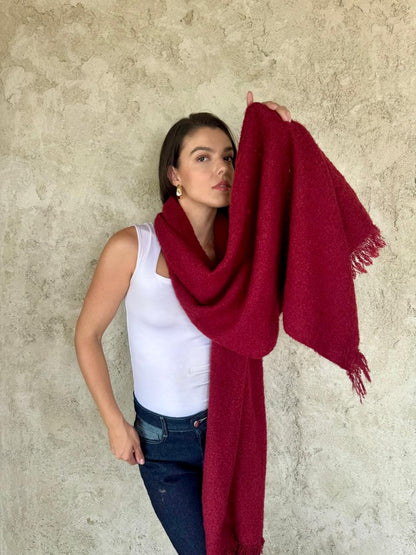 Burgundy Scarf